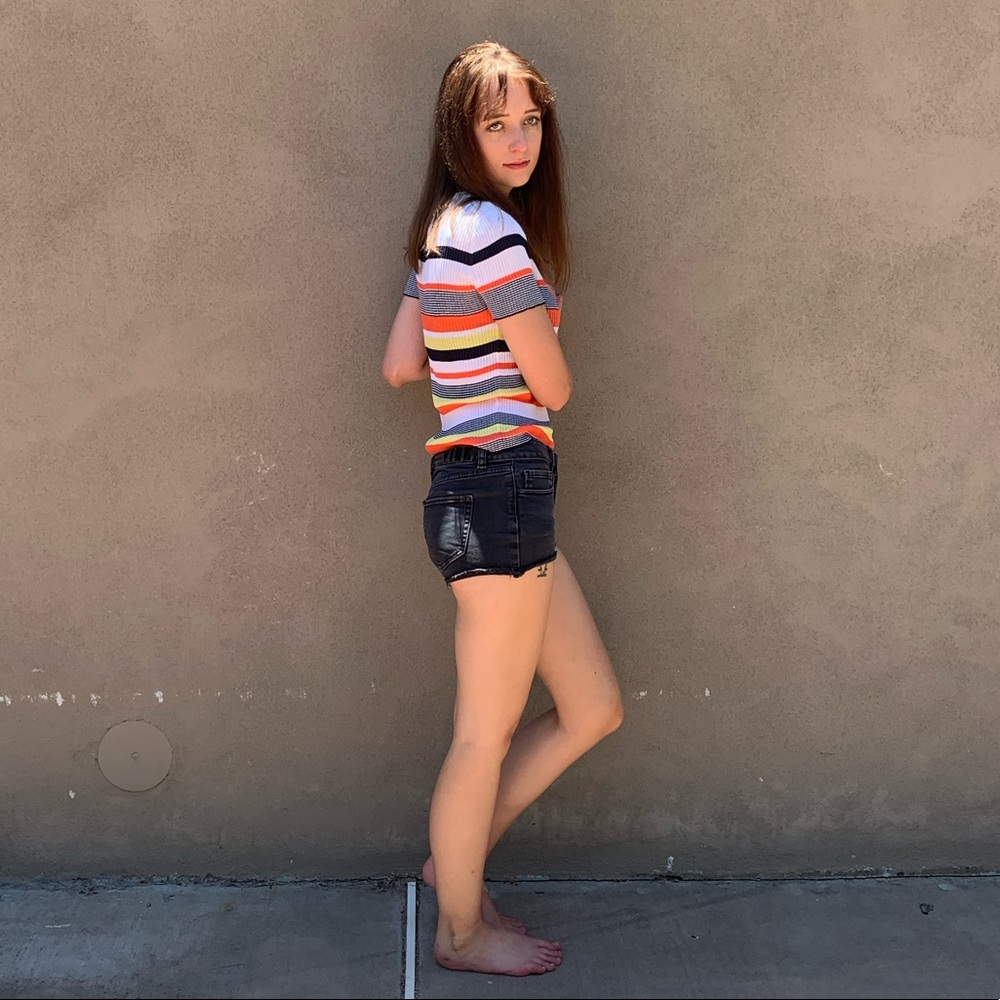 Elodie Colorful Striped Shirt